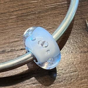 Troll beads white diamond bead